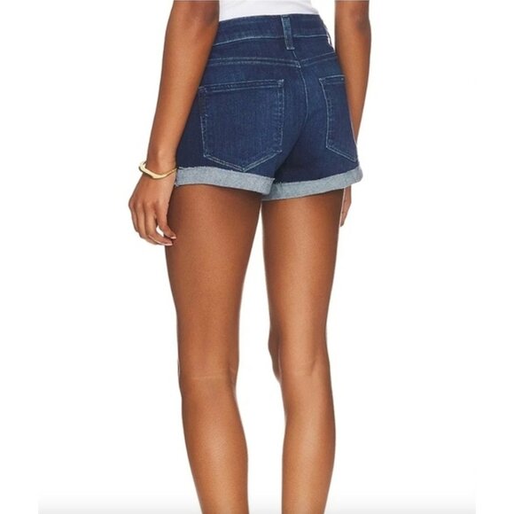 PAIGE Denim Jimmy Jimmy Cuffed Jean Short Cabrera Distressed Womens Size 27 - Picture 3 of 11